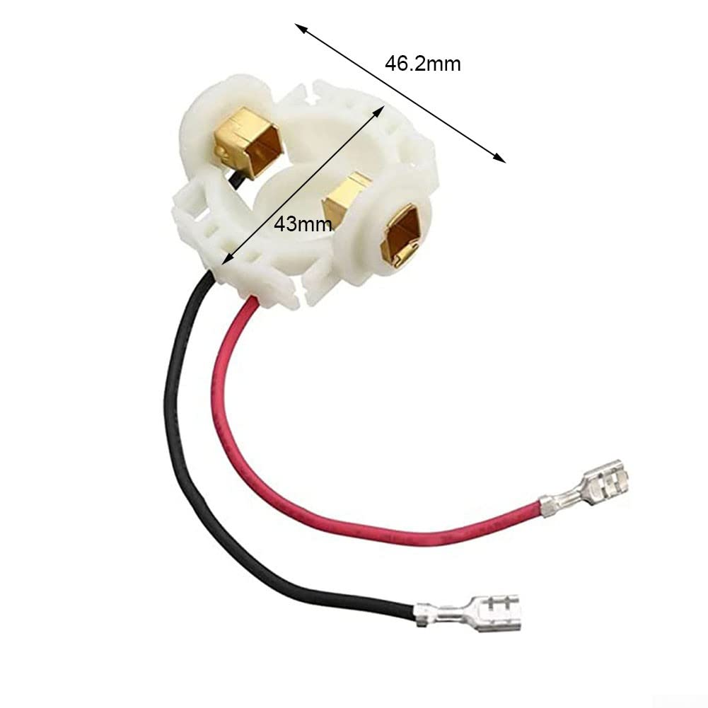 DAZZLEEX para Juego de cepillos DGA452, cepillos de Amoladora de 18 V con Tapas de portaescobillas para 638921-2 Bga450 Bga452 Dga452 Bgd800 Cb430 Piezas de Repuesto