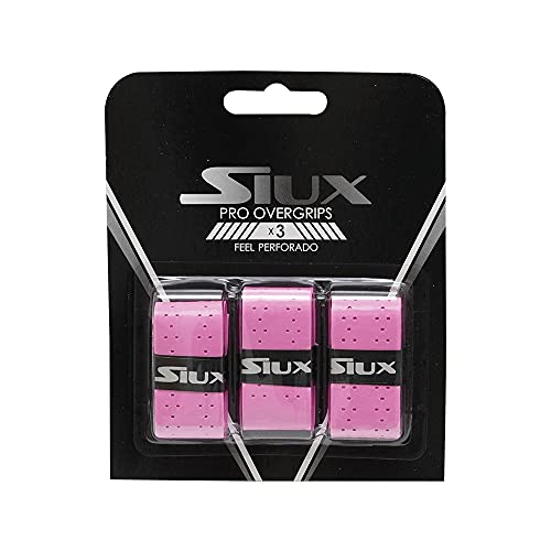 Siux Blister OVERGRIPS Pro X3 Perforé Rose Fluo Cover