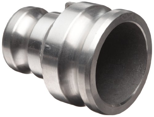 Dixon 2030-AA-AL Aluminum Cam and Groove Hose Fitting, Reducing Spool Adapter, 2" Plug x 3" Plug