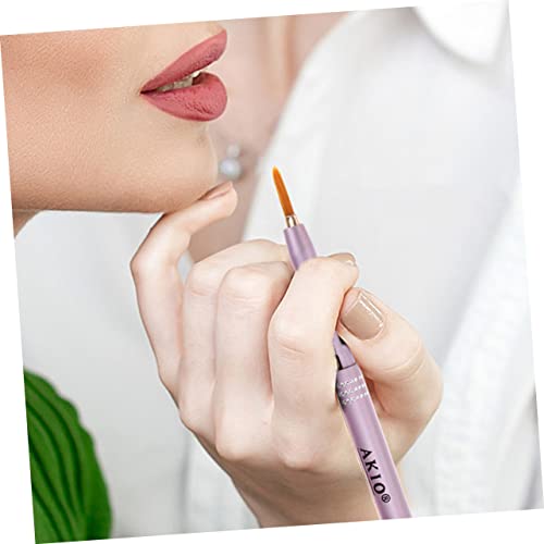 FOMIYES 20 Peças Pincel Retrátil Para Lábios Pincel Para Maquiagem Sombra Brilhante Brilho Labial Pi