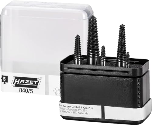 HAZET Schraubenausdreher-Satz 840/5, 5-teilig, SW M4 – M18, Chrom-Vanadium – Ansicht 4