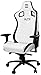 ELITE Gaming Stuhl Honor - Ergonomischer Bürostuhl - Schreibtischstuhl - Chefsessel - Sessel - Racing Gaming-Stuhl - Gamingstuhl - Drehstuhl - Chair - Kunstleder Sportsitz (Weiß/Schwarz)