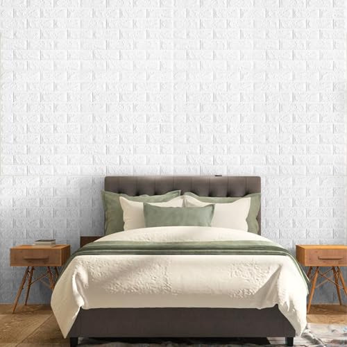 Paneles de pared de ladrillo 3D autoadhesivos para ocultar grietas sin hacer obras en casa 5