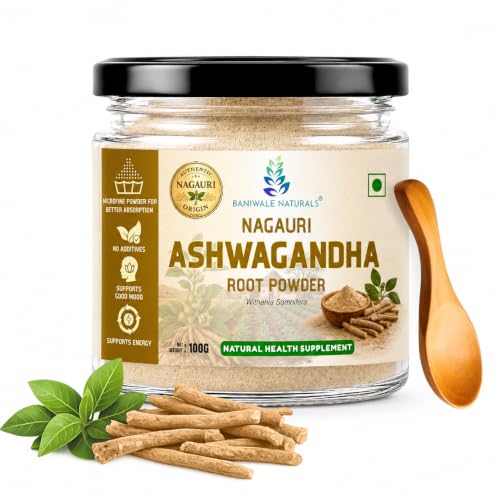 Image of Ashwagandha Powder 100g | Pure Ashwagandha Root Powder | No Additives, No Preservatives | Supports Stress Relief, Energy, Stamina & Daily Wellness