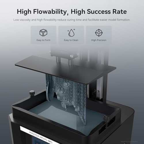 Image of ANYCUBIC ABS-Like Resin Pro 2, Upgraded 8K 3D Printer Resin with Enhanced Strength and Toughness, High Precision, Low Odor, Wide Compatibility for All LCD Resin 3D Printers (HD Grey, 1kg)
