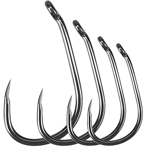 Luroad 50pcs Barbless Carp Fishing Hooks Cover