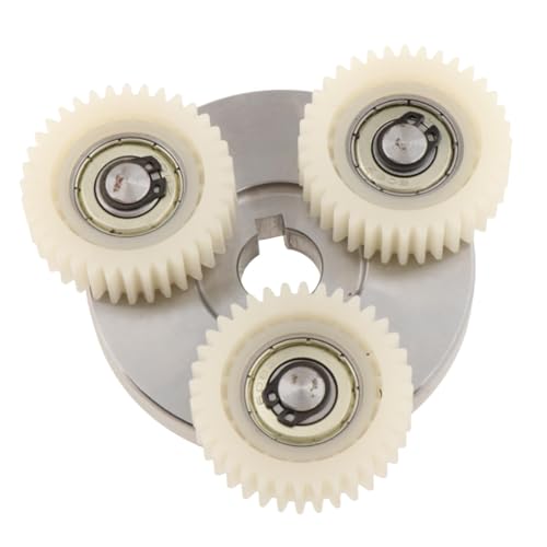 Fenteer Engranaje de Motor de Bicicleta, Conjunto de Engranajes de Repuesto, Accesorios para Bicicletas Eléctricas, 36 Dientes, Piezas de Repuesto de Alta Res, Engranajes de Nailon de 38 Mm