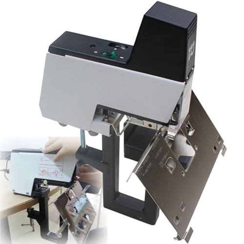 Electric Saddle Stapler, Automatic Saddle-Binder Machine, 2-50 Sheets,with Foot Pedal, Flat Stapling & Saddle Stapling Mode 2 in 1, Large Capacity Office Stapler for Paper Binding, Offices
