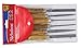Nicholson File Set,6Pc,4" Assortment,Bast,Pouched (1 Each) 22062Nn