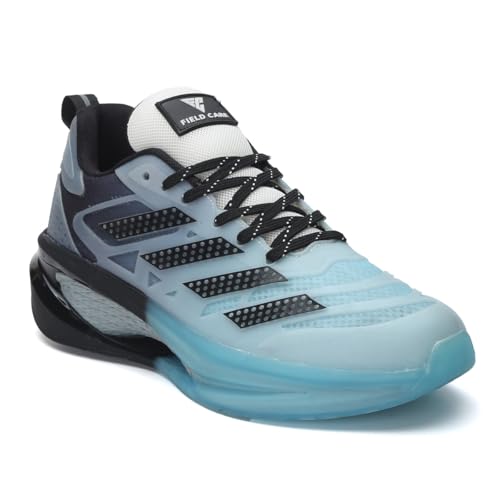 Field Care Impact Athletic Training Walking Gym Sports Adventure Classic Comfort Outdoor Shoes Cushioned Insole Shock Absorbing Outsole (Teal, UK Footwear Size System, Adult, Men, Numeric, Medium, 10)