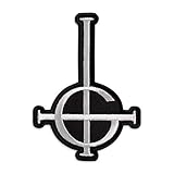 Ghost BC Grucifix Cross Symbol Heavy Metal Doom Hard Rock Band Embroidered Patch Iron On (3.5' x...
