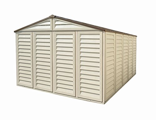 Duramax WoodBridge Plus 10.5' x 13' Schuppen – Beige/Braun, 399.8x318.7x222.0 cm – Bild 8