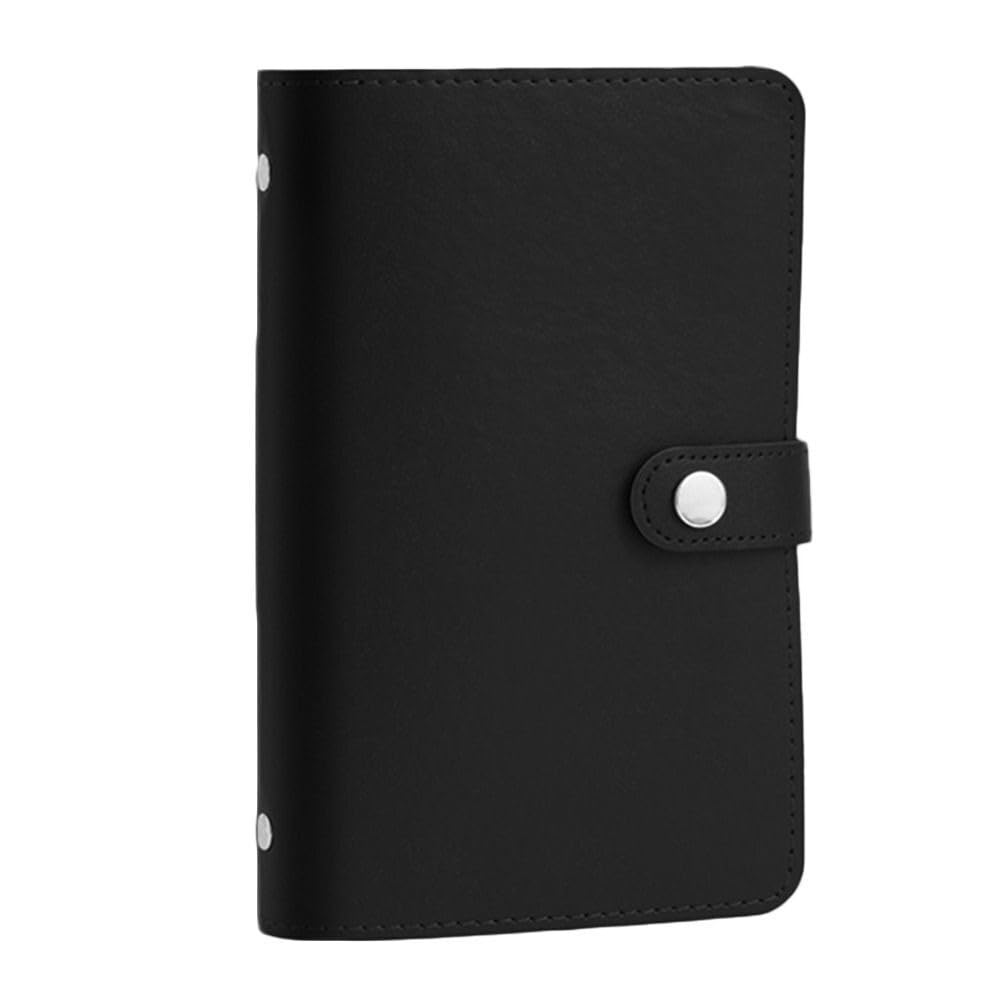 100 - Envelope Money - Saving Challenge Set for Couples: Includes Saving Notebook & Binder (Black) 50 Pages, Both Sides can be Used, and a Total of 100 can be Placed