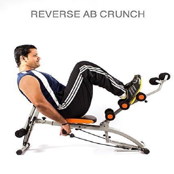 Image of IRIS 22-in-1 Multifunction Ab Bench - Total Body Crunch Trainer for Abs, Back, Shoulders & Legs, Adjustable Workout Bench for Core Strength, Toning & Full Body Exercise
