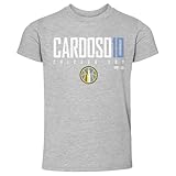 500 LEVEL Kamilla Cardoso Chicago Sky Toddler Shirt - Kamilla Cardoso Chicago Sky Elite WHT (Heather Gray, 3T)