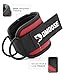 DMoose Ankle Strap for Cable Machine - One Size Fit with Premium Padding, Workout Kickback Ankle Cuffs, Ankle Bands for Working Out, Booty Workouts, Leg Extension, Hip Abductors & Lower Body Exercises