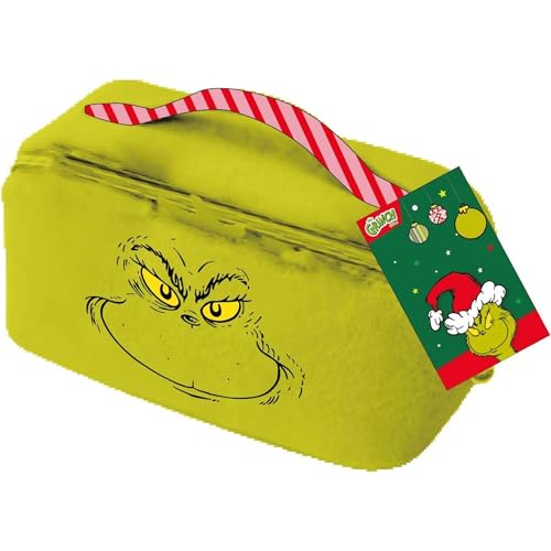 The Grinch Kulturbeutel für Reisen kompakt Weihnachtsdesign für Kinder und Erwachsene