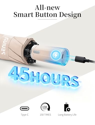 Rechargeable Electric Travel Umbrella, Auto Open Close Windproof - image 3