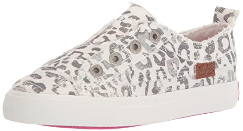 Blowfish Malibu Baby-Girls Play-t Sneaker, Gray Paper Cat, 10 Toddler