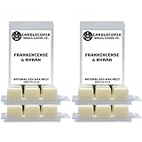 Candlecopia Frankincense & Myrrh Strongly Scented Hand Poured Vegan Wax Melts, 36 Scented Wax Cubes, 19.2 Ounces in 6 x 6-Packs