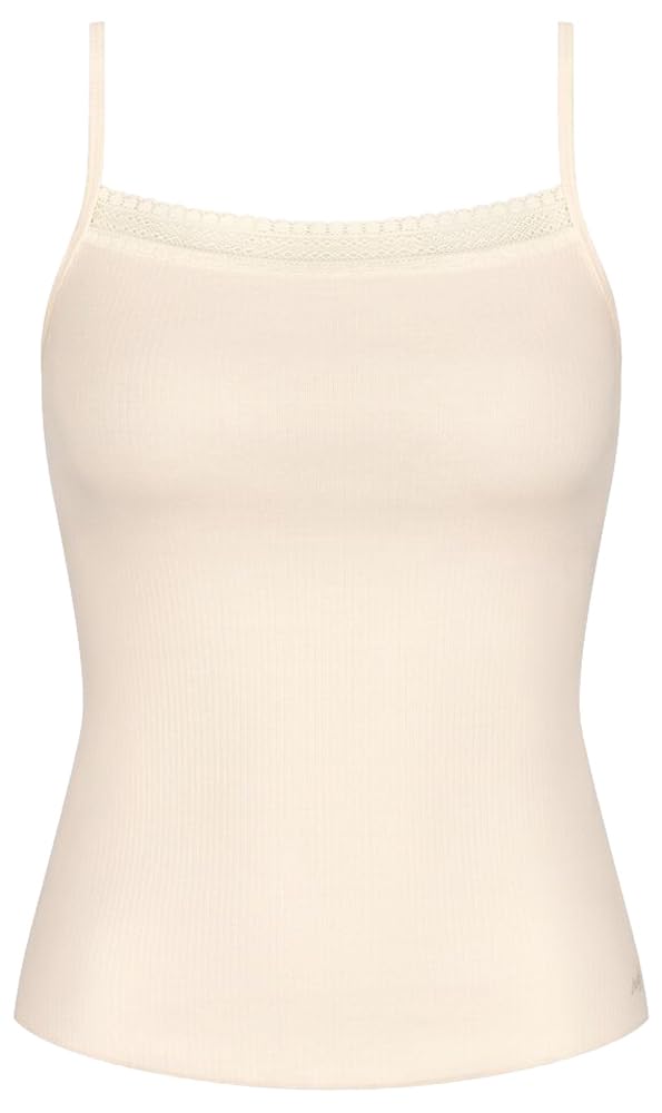 Sloggi Women's sloggi GO Ribbed Spaghetti Top, ANGORA