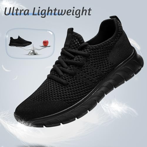 Men's Lightweight Running Shoes Slip On Walking Tennis Gym Shoes Fashion Sneakers4