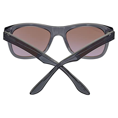 Serengetti Square FOYT Large Shiny Transparent Grey-Mineral Polar Drivers, Multi, One Size3