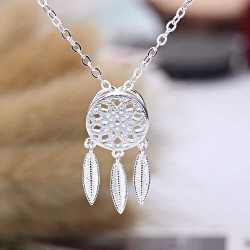 Colliers en argent sterling 925 pendentif plume hypoallergénique - 3