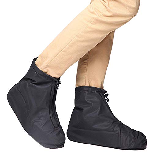 yuyi Reusable Rain Shoes Boots Covers, Rain Snow Waterproof Shoe Covers Men/Women/Kids.