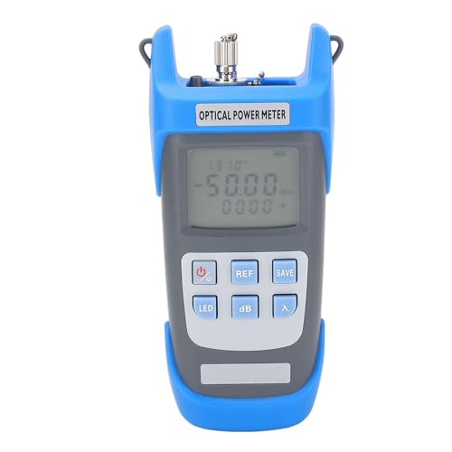 Electric Circuits Testing Device with Enhanced Accuracy Design Portable and Versatile Power Meter for Optical Cable Connectivity Ideal for Field Technicians
