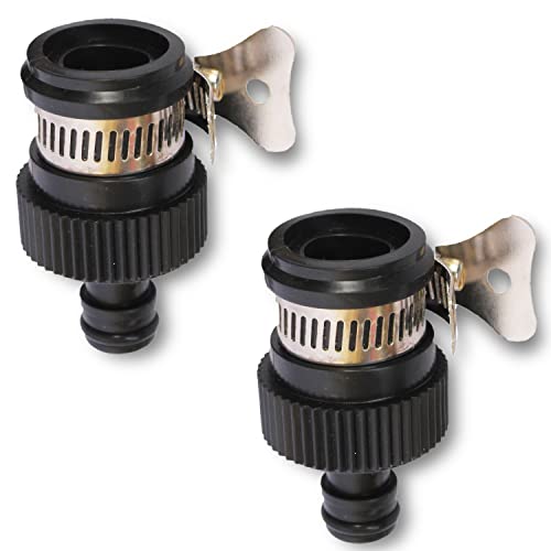 Image of VMTC Heavy-Duty Tap Connector Pair for 1 /2 inch Round Taps: Secure Connection, High-Pressure Resistant, Compatible with 1 /2-inch Pipes