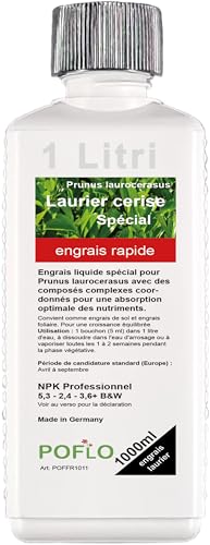 Engrais pour laurier-cerise, laurier Prunus laurocerasus 1000ml