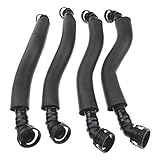 Artikellänge: 16.2cm CLEIO 4 stücke Öl-Wasser-Separator-Auspuffschlauch 06H103226A, geeigneter Fit für A4 A5 Q5 1.8 2.0 Tsi Passat B6 B7 Tiguan Golf 5 6 Mk6 7 Mk7 Sitzplatz