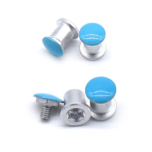 Screws For Oakley Jawbone de rechange en acier bleu pour réparer des lunettes de soleil