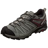 Salomon X Ultra 3 Prime GTX, Zapatillas de Senderismo Hombre, Verde/Negro (Castor Gray/Shadow/Bossa Nova), 40 EU