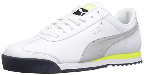 Image of PUMA Men's Roma Basic Sneaker, White-Gray Violet, 14