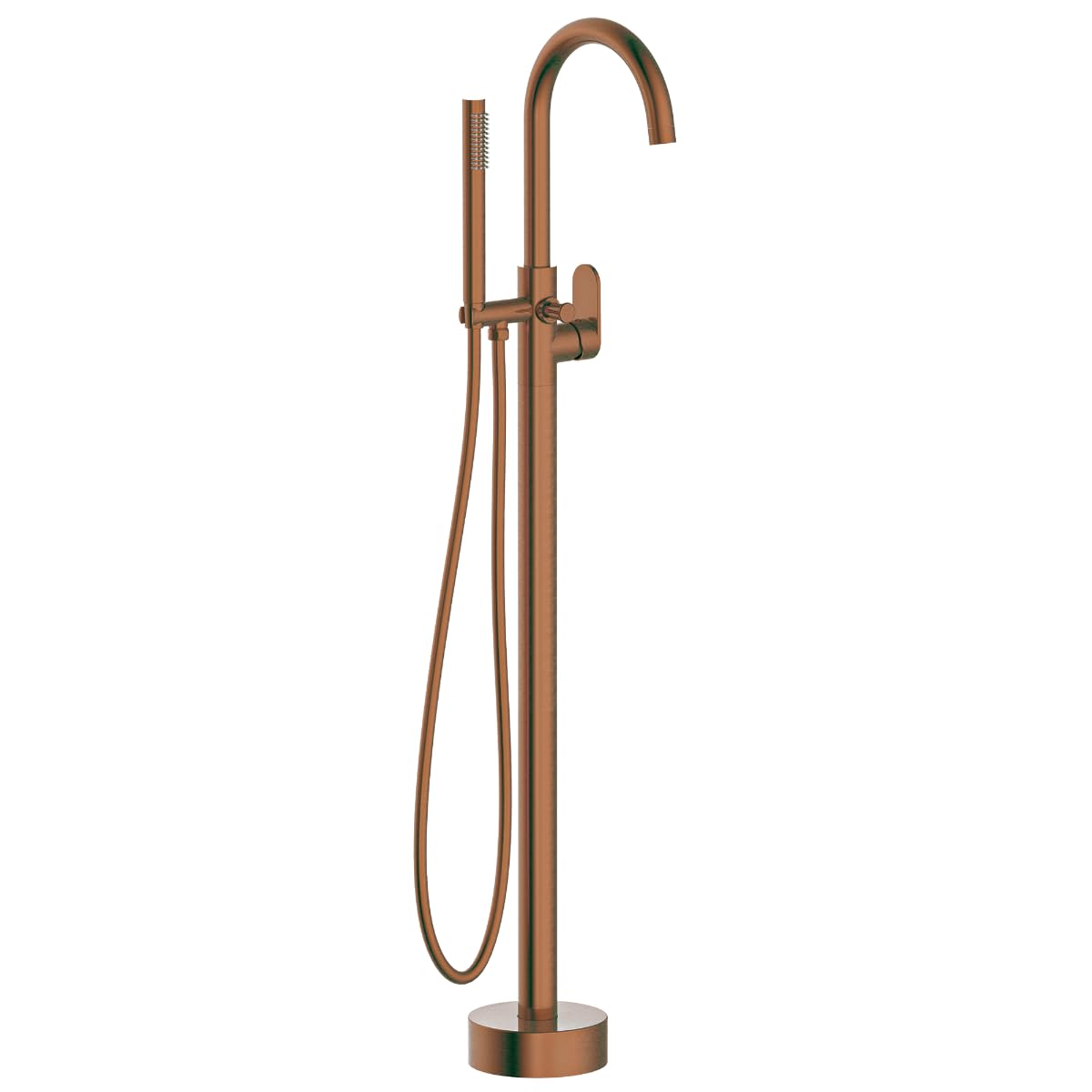 Essebagno 9026031 Colonna meccanica da terra Charme II in rame spazzolato per vasca freestanding