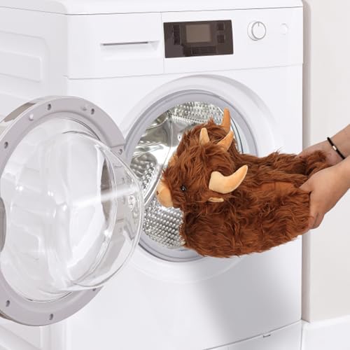 Image of Women Animal Slippers Cute Plush House Shoes Warm Novelty Cartoon Slippers Gifts for Birthday Christmas