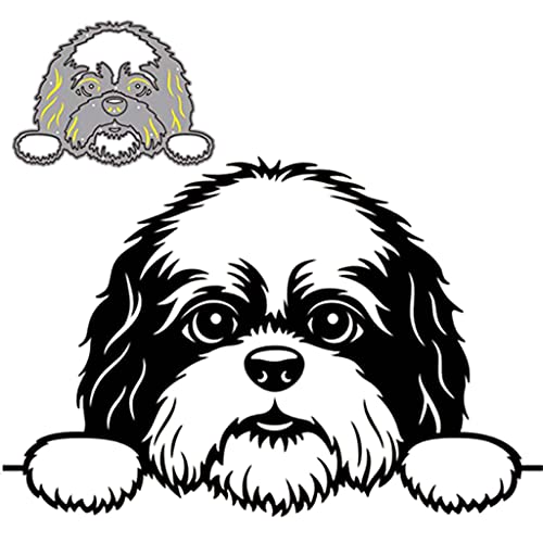 ECMQS Plantillas de troquelado para manualidades, diseño de perro Cover