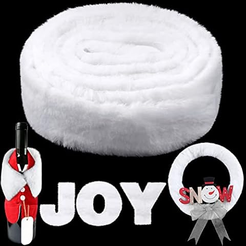 Christmas Faux Fur Ribbon Trim for Holiday Decoration Cover