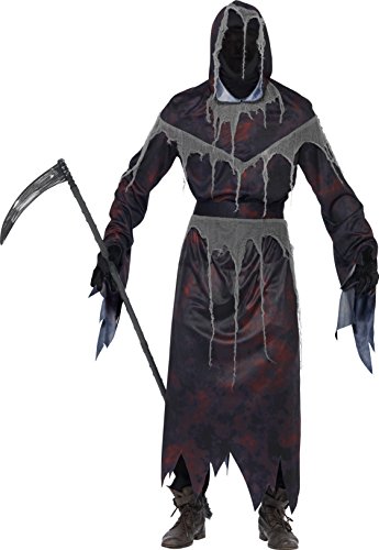 Preisvergleich Produktbild Smiffys 22883M Grim-Reaper-Kostüm mit Maske, M