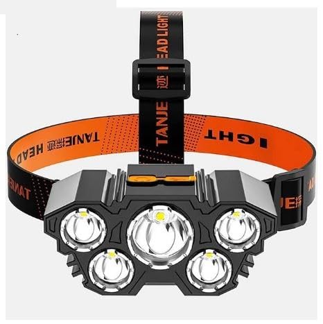Riveira New USB Rechargeable Headlight 3 Light 180 Azimuth Adjustment Portable Lightweight Head lamp 5 led Patch lamp Beads Work Light High Power Rechargeable Headlamp with Lithium-ion Battery (B0CPPTW4GS) Amazon Price History, Amazon Price Tracker