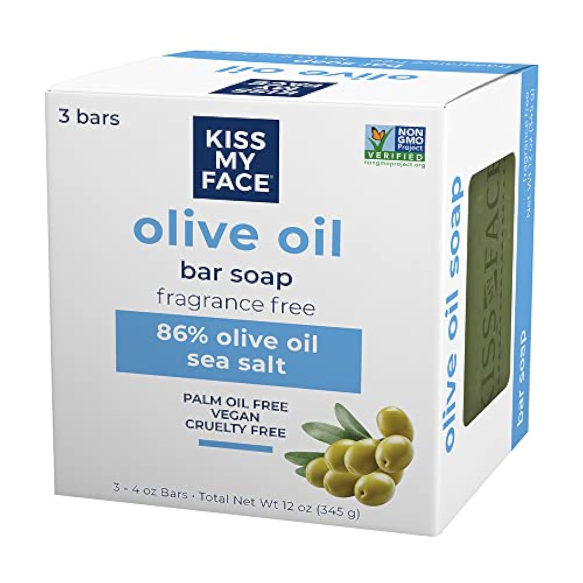 Naked Pure Olive Oil Bar Soap - 3 Count