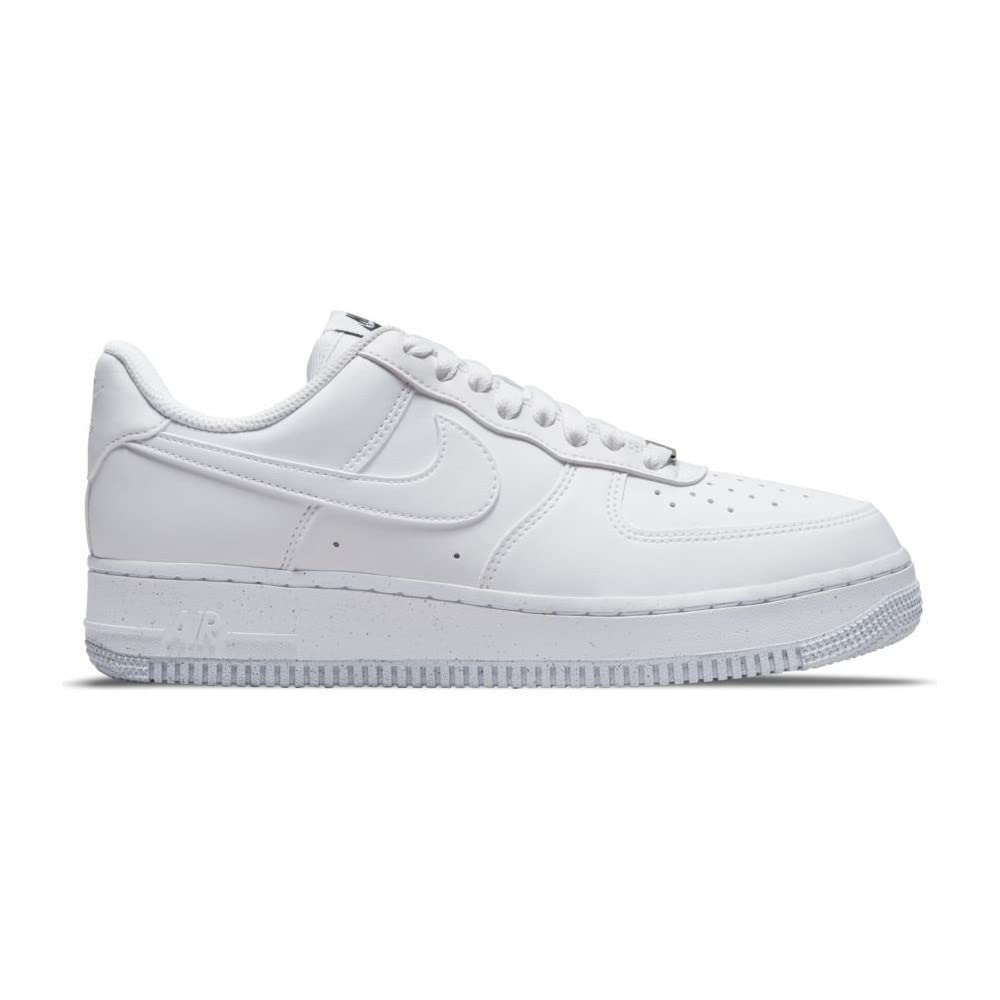 NIKE Air Force 1 '07 Next Nature, Sneaker Mujer, Blanco Blanco Negro Metálico Plateado, 35.5 EU