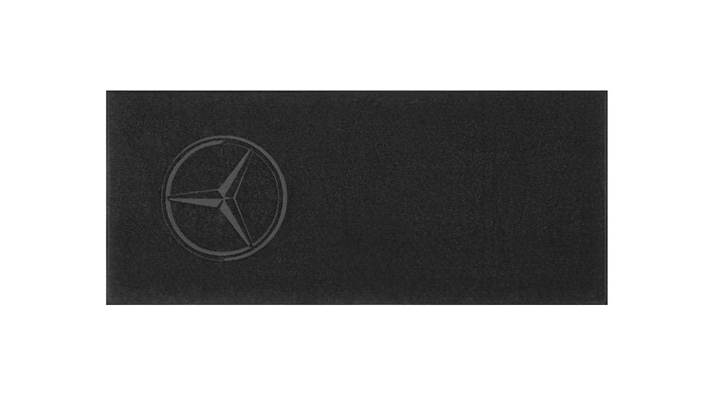 Mercedes-Benz, Serviette 100 % coton, 80 x 180 cm, étoile tissée, produit officiel