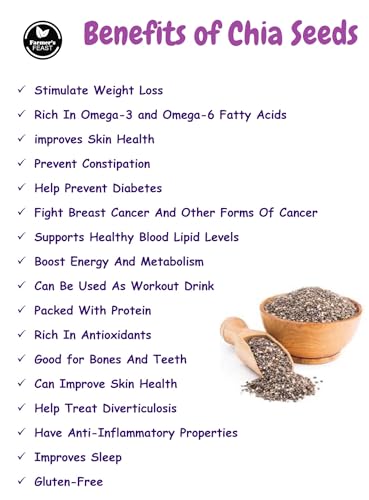 Image of Chia Seeds for Weight Management Rich in Calcium, Protein & Fibre (1000 GM)