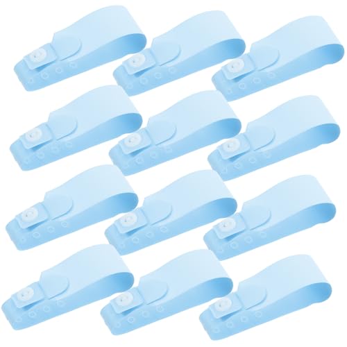 minkissy 100pcs Newborn Hospital Id Wristbands Writable Waterproof Plastic Bracelets for b