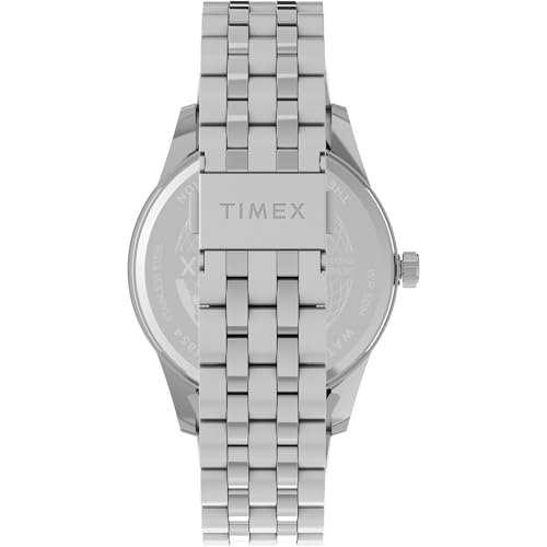 [NEW] $89.32 | Timex Men's Chicago 45mm Watch - Stainless Steel Bracelet Blue Dial Silver-Tone Case - image 3