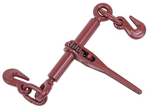 Mytee Products (2 Pack) Ratchet Chain Binder 1/4" - 5/16" Chain Binders Tie Down Hauling #TOP3