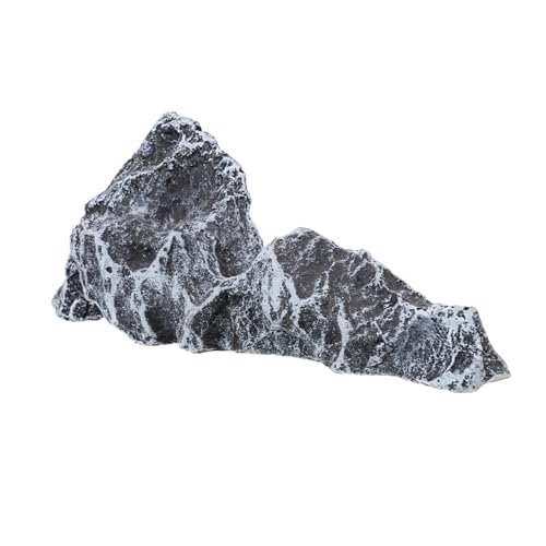 Decorazioni Roccia Artificiale Realistiche per Zen Garden e Acquario Figurina Montagna Finta Leggera per Bonsai e Supporti Fotografici Indoor